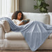 Bamboo Cotton - Full/Queen Rayon From Blanket - Light Blue - Simple Home Plus