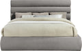 Adam - Chenille Fabric Bed With 52" Headboard - Simple Home Plus