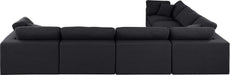 Comfy - 6 Piece Linen Modular Corner Sectional - Simple Home Plus