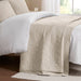 Quebec - Twin Reversible Bedspread Set - Cream - Simple Home Plus