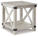 Carynhurst - Rectangular End Table - Whitewash - Simple Home Plus