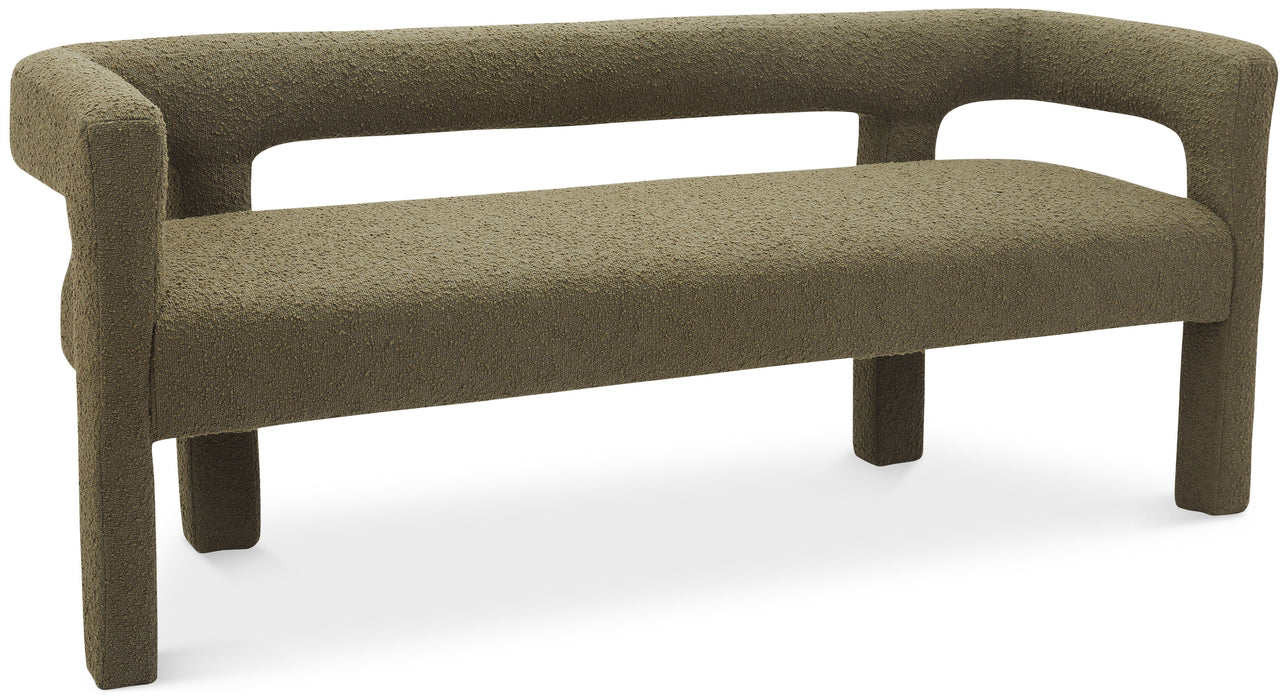 Athena - Boucle Fabric Bench - Simple Home Plus