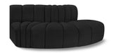 Arc - Boucle Fabric 3 Piece Modular Sofa - Simple Home Plus