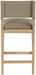 Avon - Linen Textured Performance Fabric Upholstered Counter Stool - Simple Home Plus