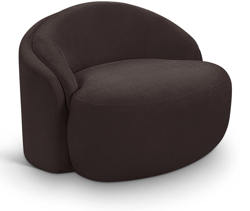 Caspian - Chenille Fabric Upholstered Chair - Simple Home Plus