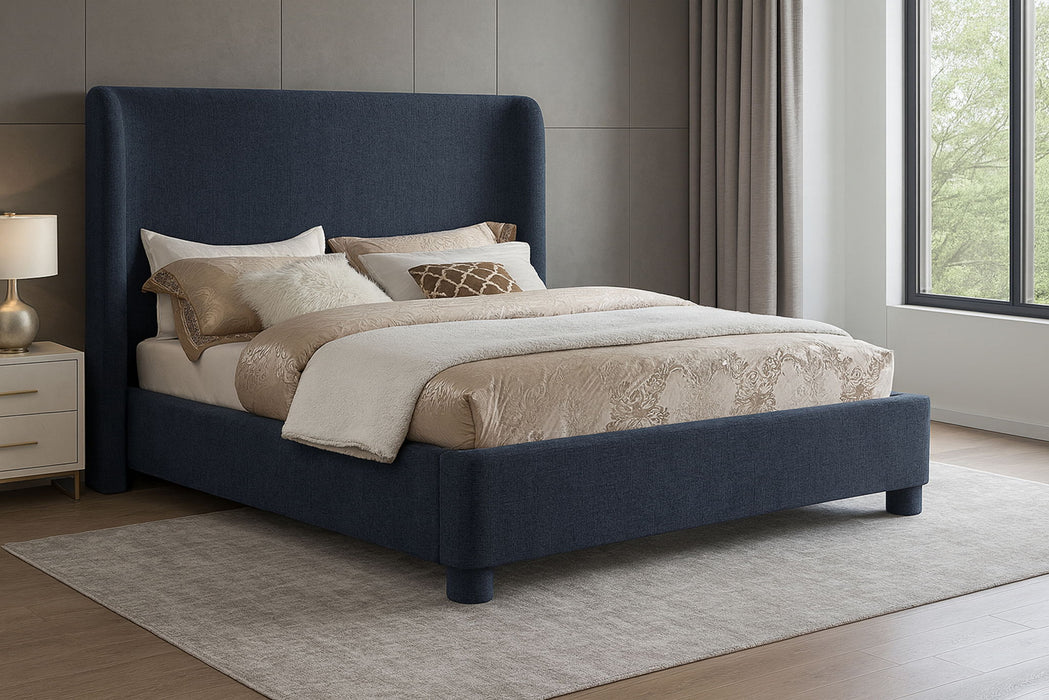 Penny - Chenille Fabric Bed - Simple Home Plus