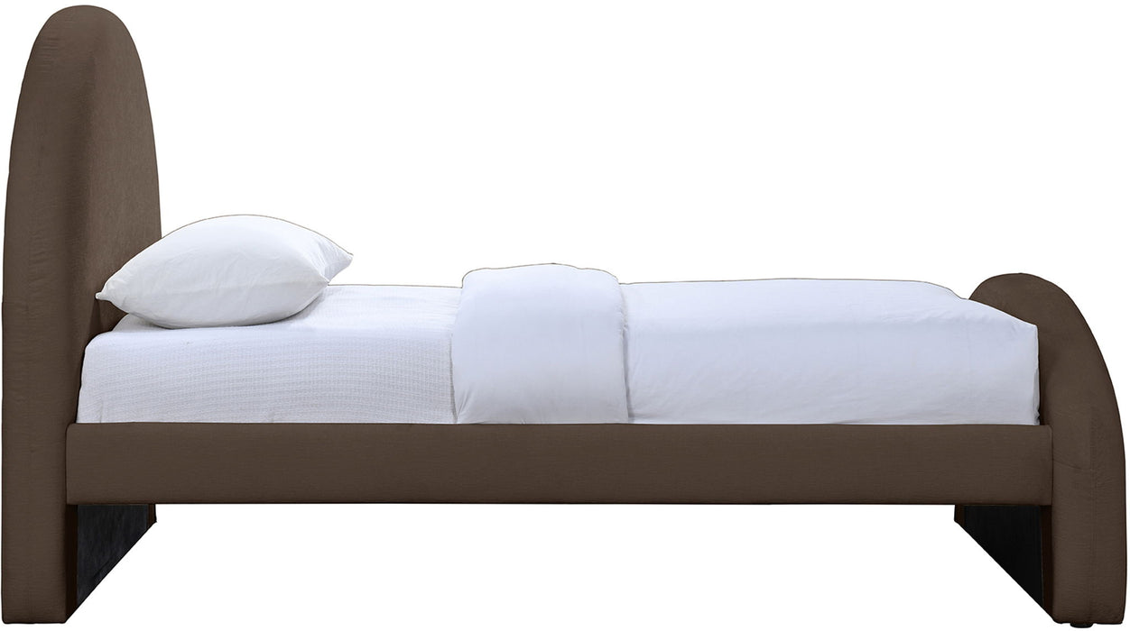 Andaz - Chenille Fabric Upholstered Bed - Simple Home Plus