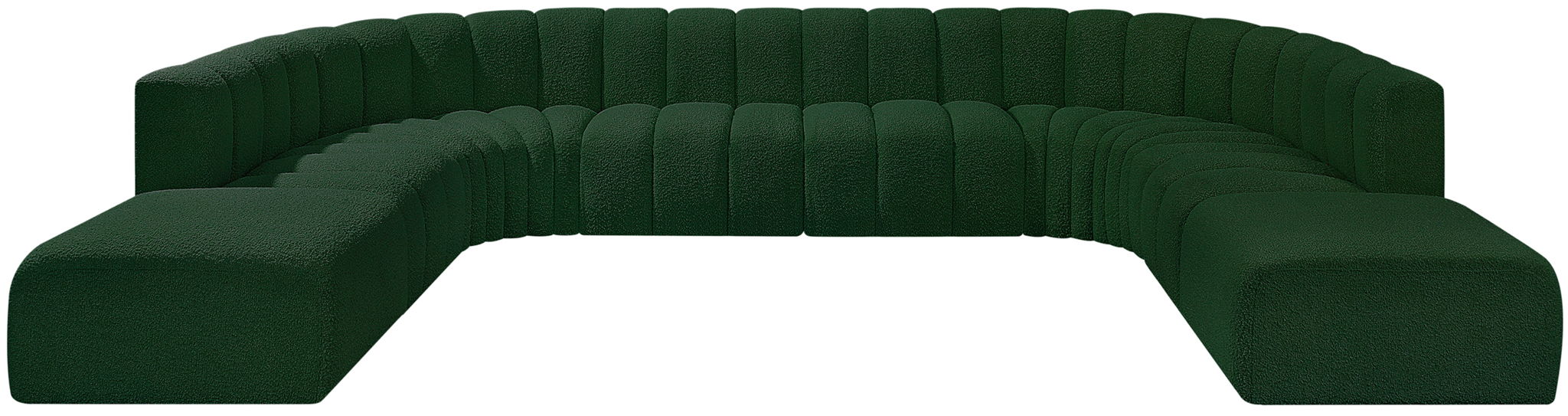 Arc - Boucle Fabric Modular Sectional - Simple Home Plus