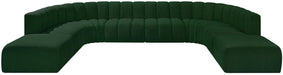 Arc - Boucle Fabric Modular Sectional - Simple Home Plus