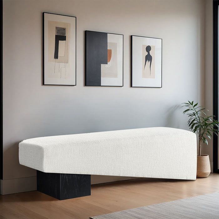 Alora - Bench - Black Base - Simple Home Plus