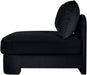 Hammond - Velvet Performance Fabric Upholstered Armless Chair - Simple Home Plus