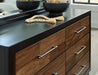 Kraeburn - Brown / Black - Dresser And Mirror - Simple Home Plus