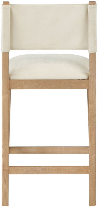 Avon - Linen Textured Performance Fabric Upholstered Counter Stool - Simple Home Plus