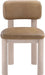Paloma - Vegan Leather Upholstered Dining Chair (Set of 2) - Tan / Rich Natural - Simple Home Plus