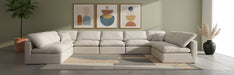 Indulge - Linen 7 Piece Modular U-Shaped Sectional - Simple Home Plus