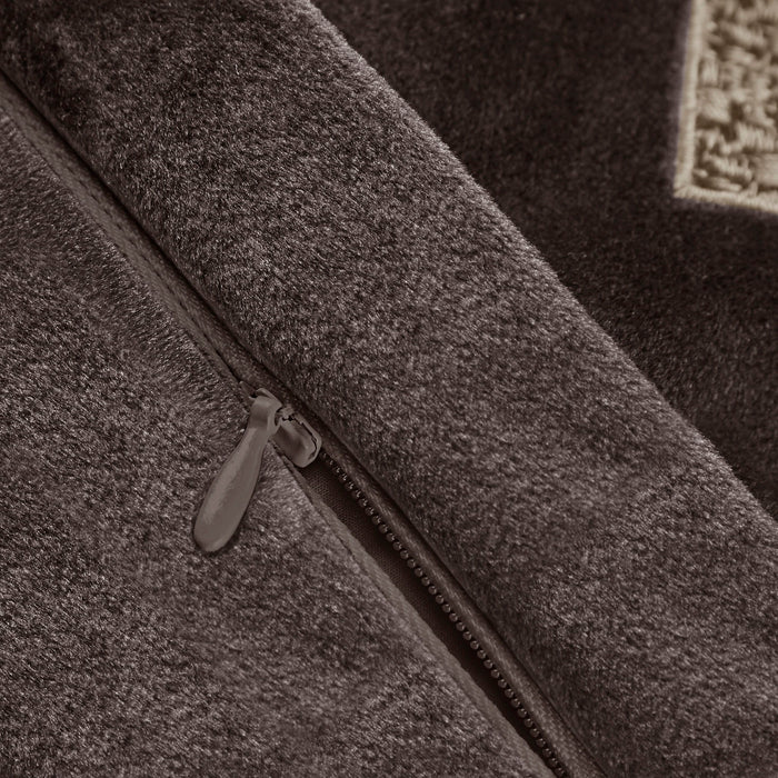Clermont - European Pillow Sham - Brown - Simple Home Plus