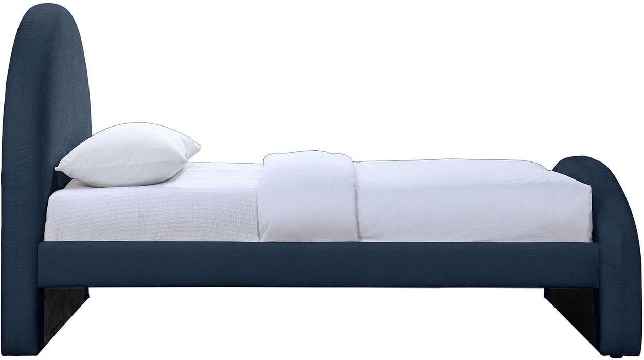 Andaz - Chenille Fabric Upholstered Bed - Simple Home Plus