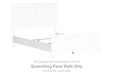 Fortman - Queen/King Panel Rails - White - Simple Home Plus