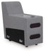 ModMax II - Console With Audio System - Salt And Pepper - Simple Home Plus