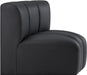 Arc - Faux Leather Curved Corner Chair - Simple Home Plus
