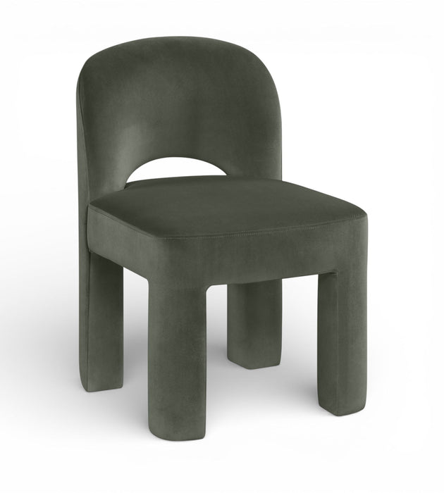 Celine - Velvet Performance Fabric Upholstered Dining Chair (Set of 2) - Simple Home Plus