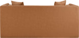 Everett - Vegan Leather Upholstered Loveseat - Simple Home Plus