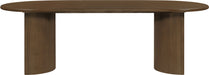 Caldra - Oak Veneer And Solid Wood Dining Table - Simple Home Plus