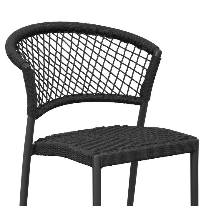 Clarke - Outdoor Dining Chair (Set of 2) - Black - Simple Home Plus