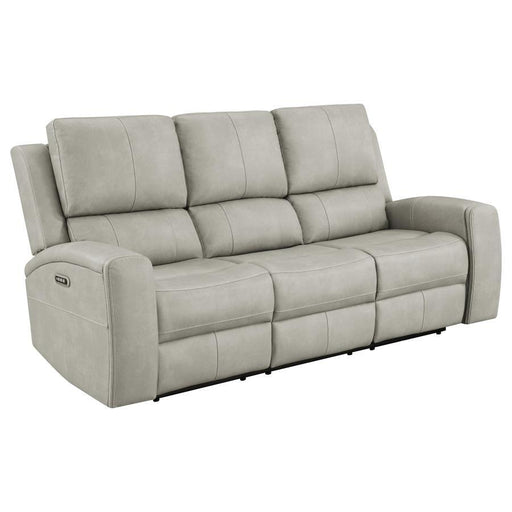 Brickston - Triple Power Reclining Sofa - Simple Home Plus