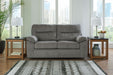 Bindura - Mineral - Glider Loveseat - Simple Home Plus