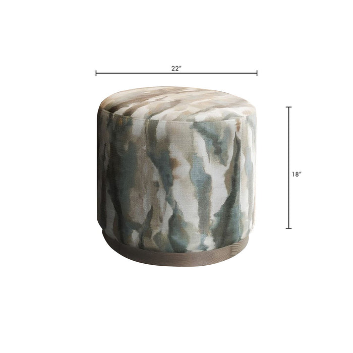 Zoe - Oval Accent Ottoman - Multi - Simple Home Plus