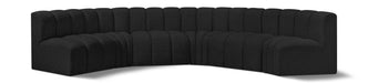 Arc - Boucle Fabric 6 Piece U-Shaped Modular Sofa - Simple Home Plus