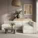 Rummi - Armless Velvet Performance Fabric Upholstered 4 Piece Modular Sectional - Simple Home Plus