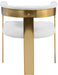 Romeo - Boucle Dining Chair With Gold Base (Set of 2) - Simple Home Plus