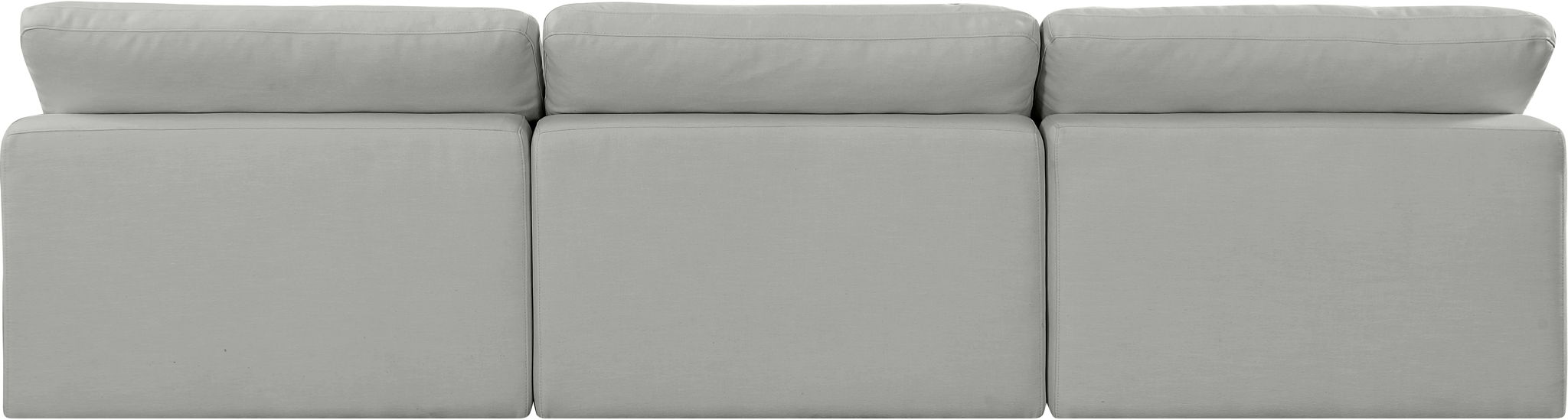 Comfy - Linen Modular Armless Sofa 3 Seats - Simple Home Plus