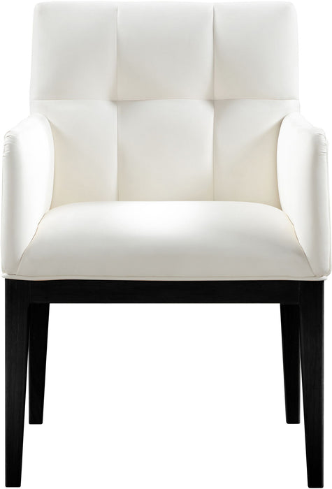 Adrian - Dining Arm Chair (Set of 2) - Black Legs - Simple Home Plus