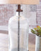 Bandile - Clear / Bronze Finish - Glass Table Lamp - Simple Home Plus