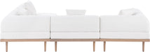 Laguna - 4 Piece 106.5" Upholstered Outdoor Patio Modular Sectional - Simple Home Plus