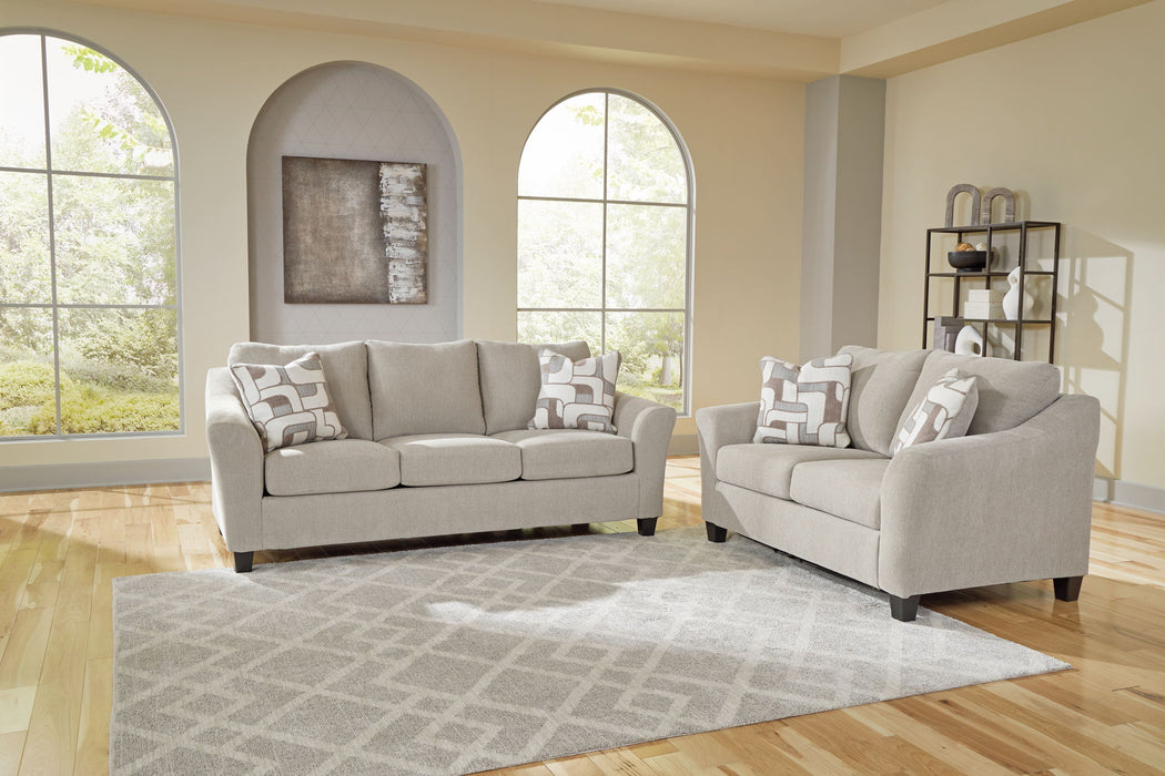 Willarae - 2 Pc. - Sofa, Loveseat - Taupe - Simple Home Plus