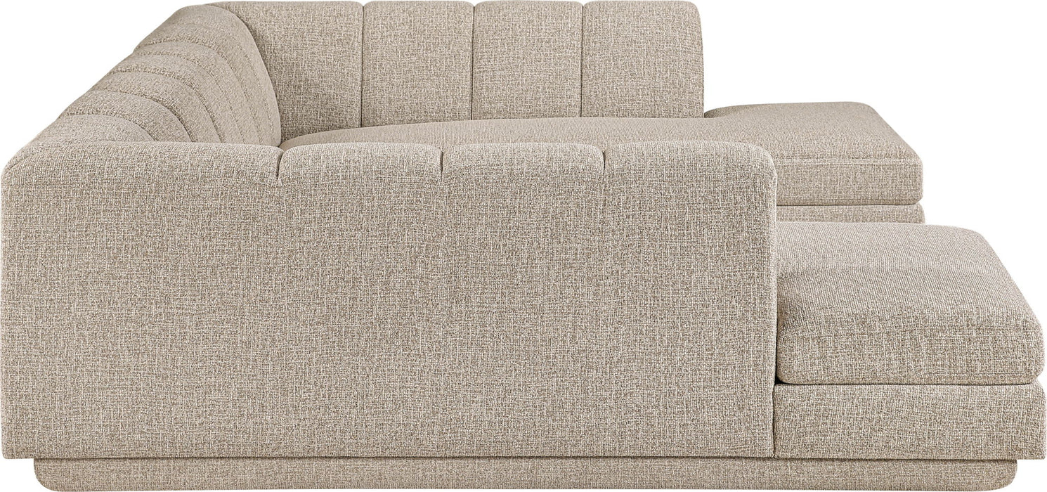 Modari - Sectional - Beige - Simple Home Plus