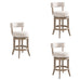 Mystic - Solid Wood Upholstered 26" Counter Height Swivel Barstool - Simple Home Plus