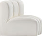 Arc - Faux Leather Curved Corner Chair - Simple Home Plus