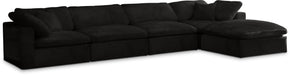 Cozy - 5 Piece Modular Sectional With Chaise - Simple Home Plus