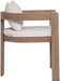 Newport - Water Resistant Fabric Upholstered Outdoor Patio Dining Chair - Simple Home Plus