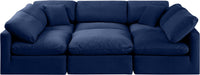 Indulge - Velvet 6 Piece Modular Sectional - Simple Home Plus