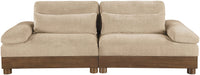 Turin - Chenille Fabric Upholstered Modular Sectional - Beige - Simple Home Plus