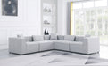 Cube - Linen 5 Piece Modular Corner Sectional - Simple Home Plus