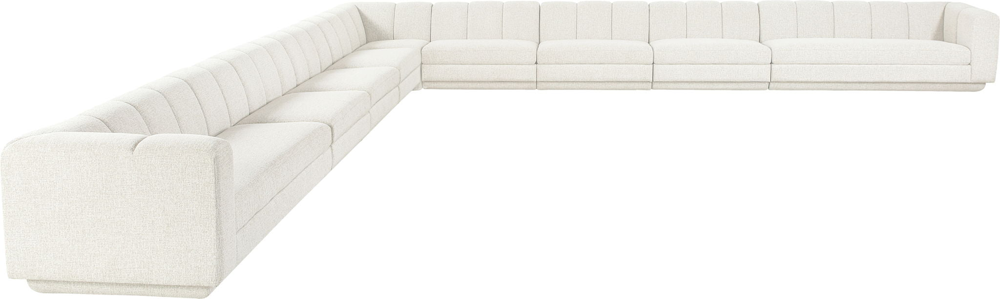 Modari - Sectional - Cream - Simple Home Plus