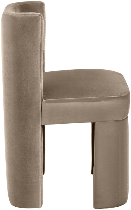Zuno - Velvet Performance Fabric Upholstered Dining Chair (Set of 2) - Simple Home Plus