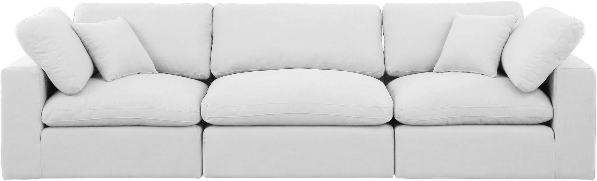 Comfy - Linen Modular Sofa 3 Seats - Simple Home Plus